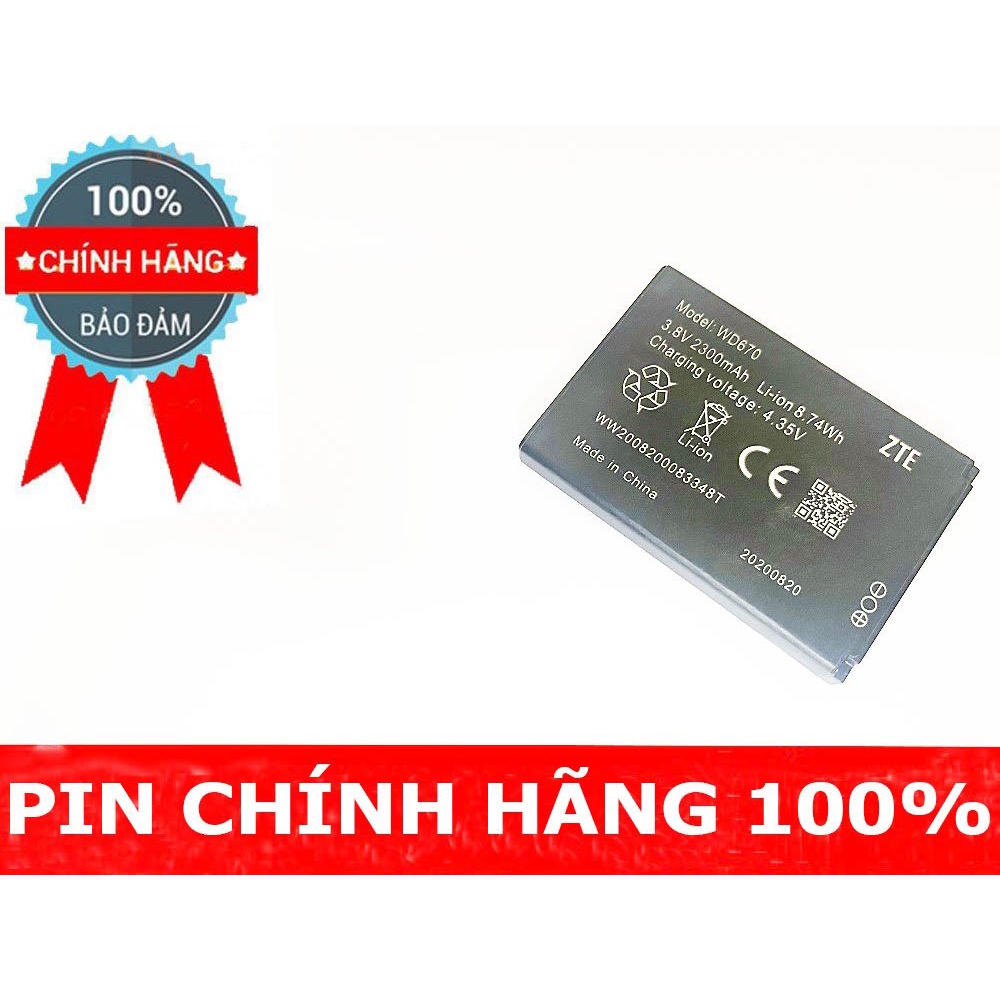 Pin của phát wifi 4G ZTE WD670 wipod pin gắn trong thay thế tiện dụng