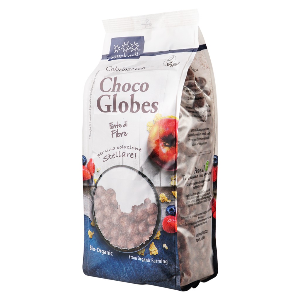 Viên ngũ cốc socola hữu cơ 300g Sottolestelle Organic Choco Balls