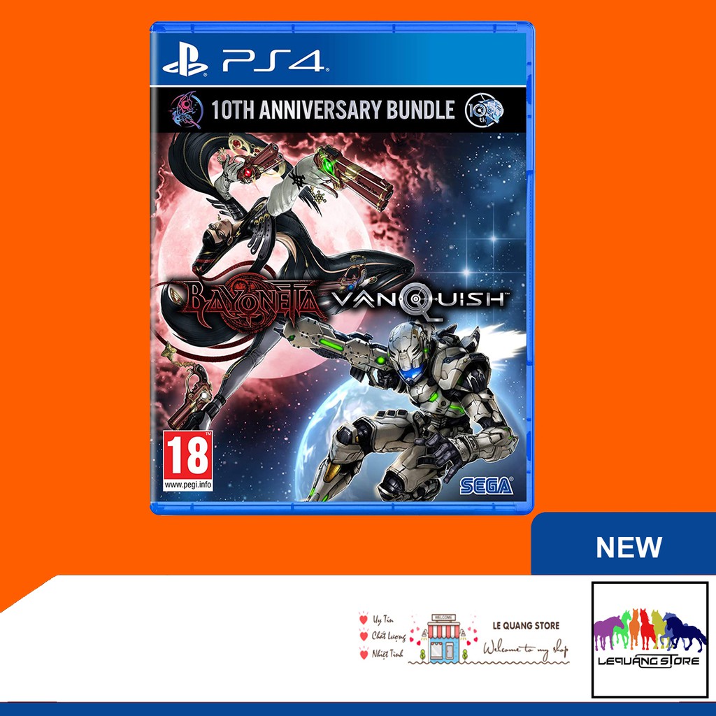 Đĩa Game PS4: Bayonetta and Vanquish 10th Anniversary Bundle