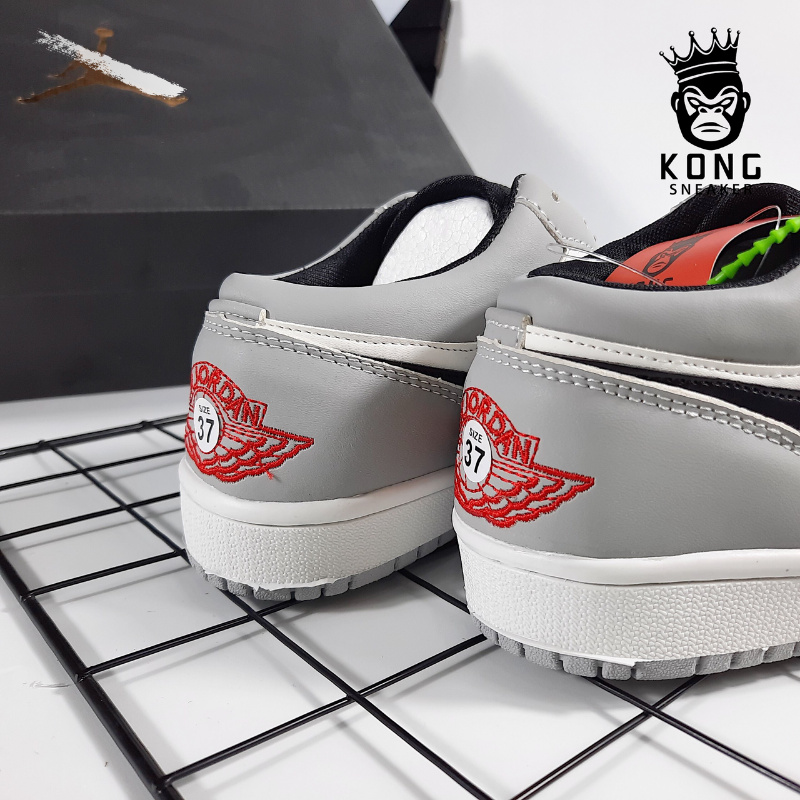 [Tặng Sticker Full Box] Giày Thể Thao Cổ Thấp JD Low SMOKE GREY Unisex 2021