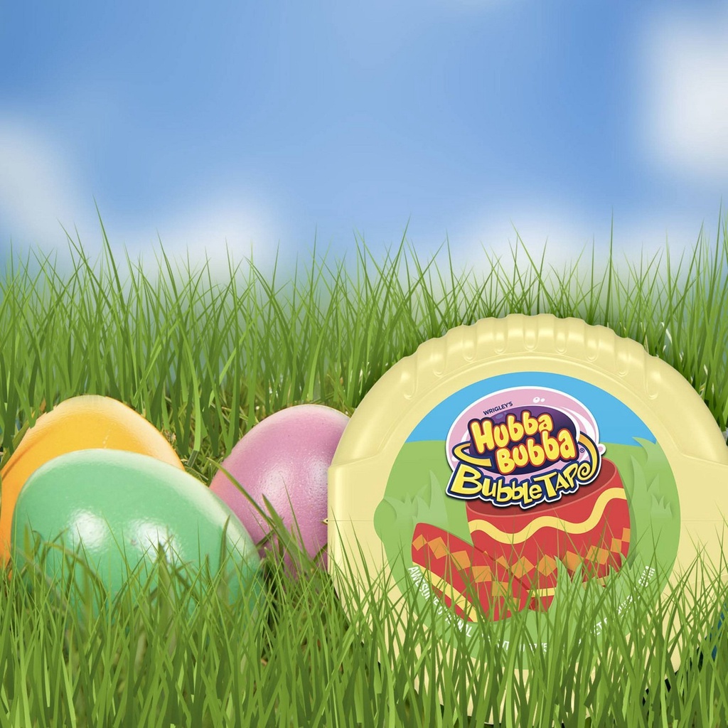 Hubba Bubba Bubble Tape Awesome Original Easter Kẹo Gum Cuộn Siêu Dài Siêu Mềm Mịn 56.7g 180cm Hàng Mỹ ShopDify