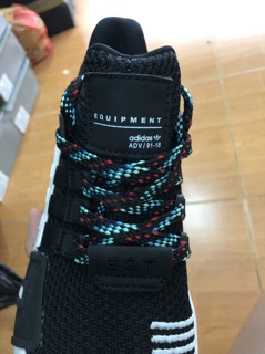(video_ảnh thật) giày sneakers EQT đen xanh (nam/nữ)