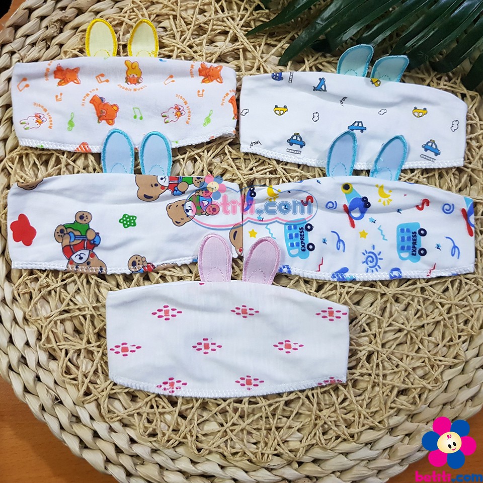 Che Thóp Sơ Sinh Thêu Hình Thỏ Siêu Đáng Yêu - SP000536