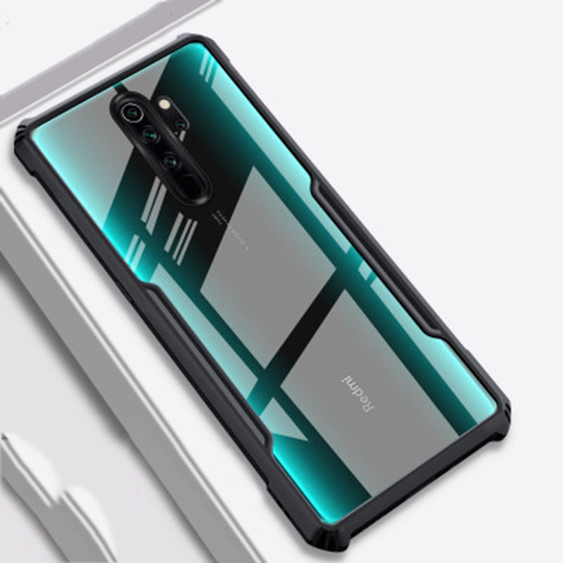 Ốp điện thoại trong suốt có túi khí chống sốc cho Xiaomi Redmi Note 8 9 7 Pro Max 8T 10X 9s 7s 8T POCO X3 NFC M3 Mi 10T Pro K30 K30s K30i Case