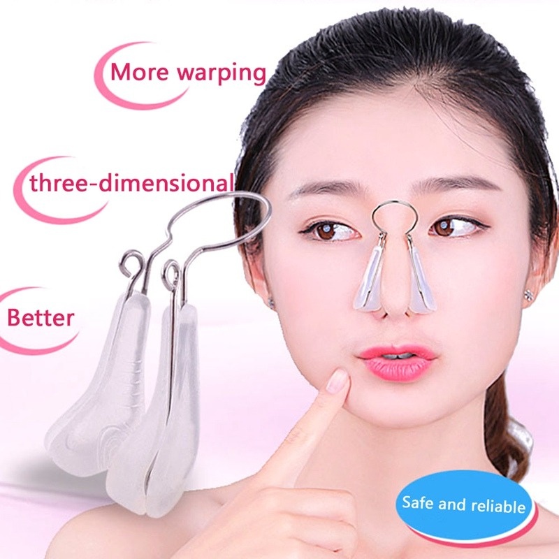 [Hàng mới về] Kẹp silicon mềm nâng mũi tiện lợi