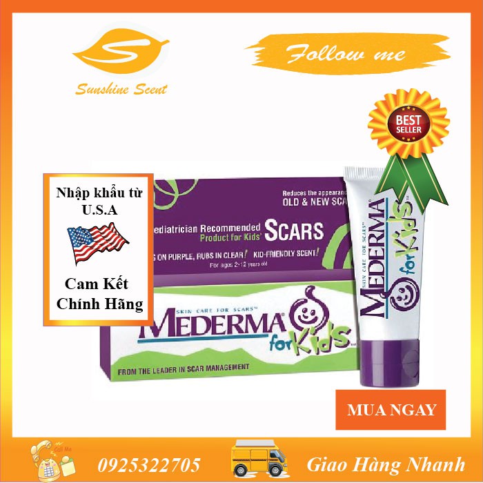 KEM SẸO MEDERMA FOR KIDS (20G)