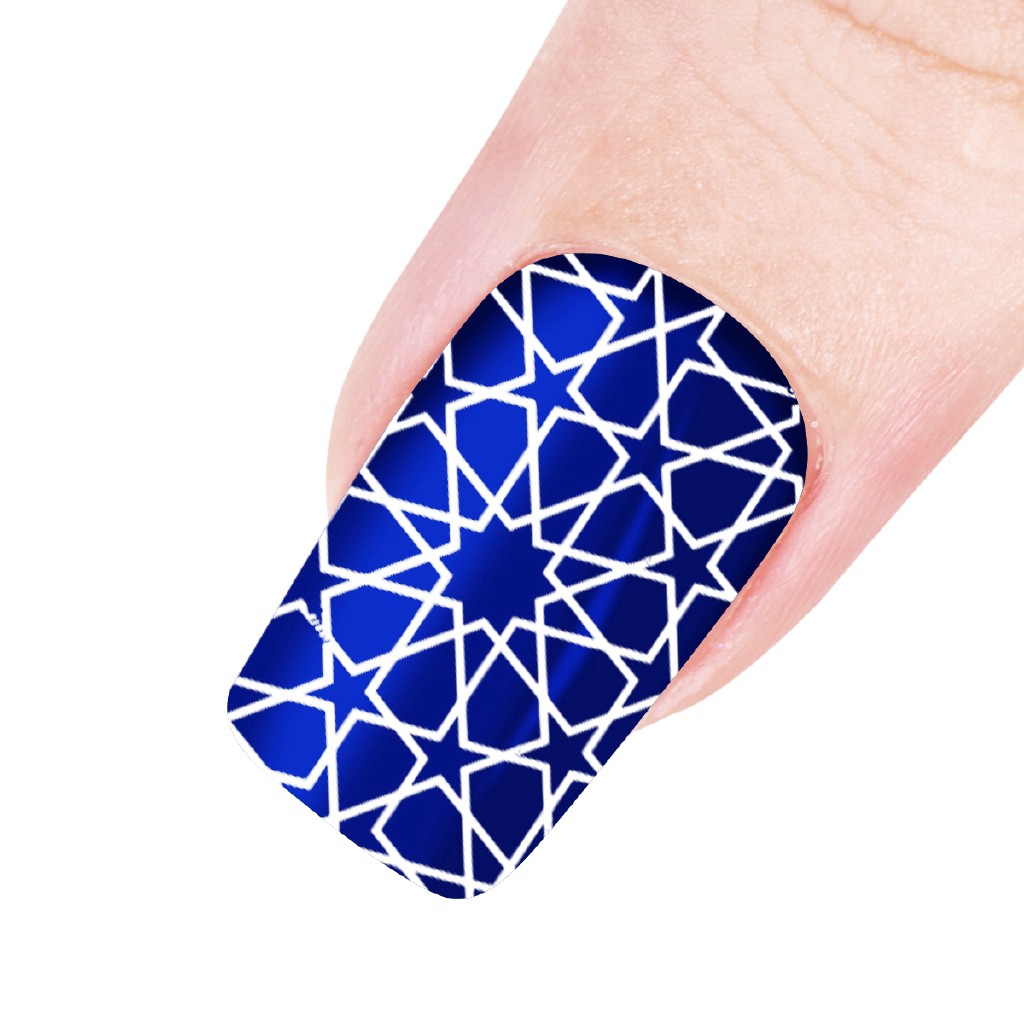 [Hàng mới về] Bộ ten in hoa văn trang trí nghệ thuật móng