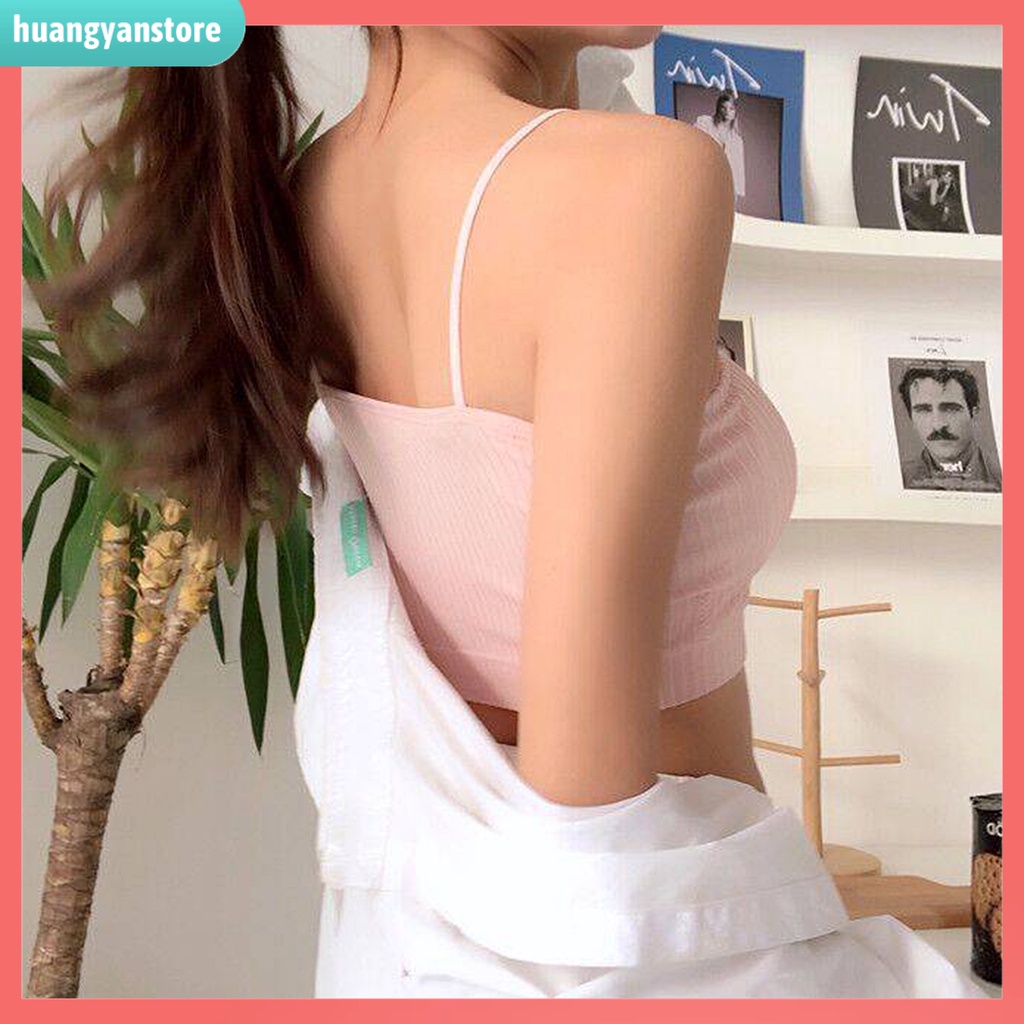 Áo ống hai dây có mút đệm kiểu dáng quyến rũ dành cho bạn nữ | BigBuy360 - bigbuy360.vn