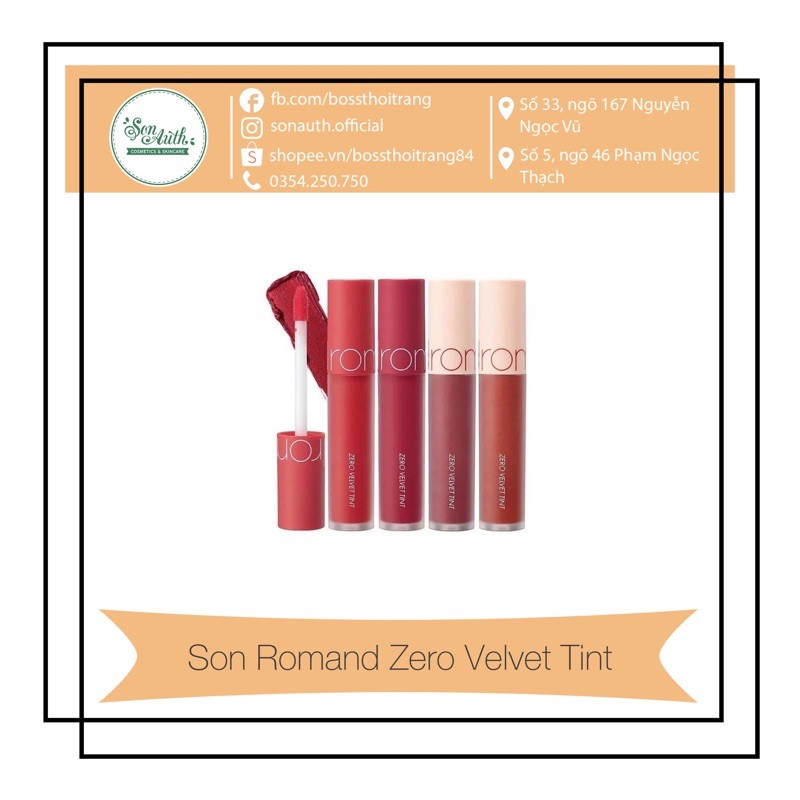 Son Romand Zero Velvet Tint