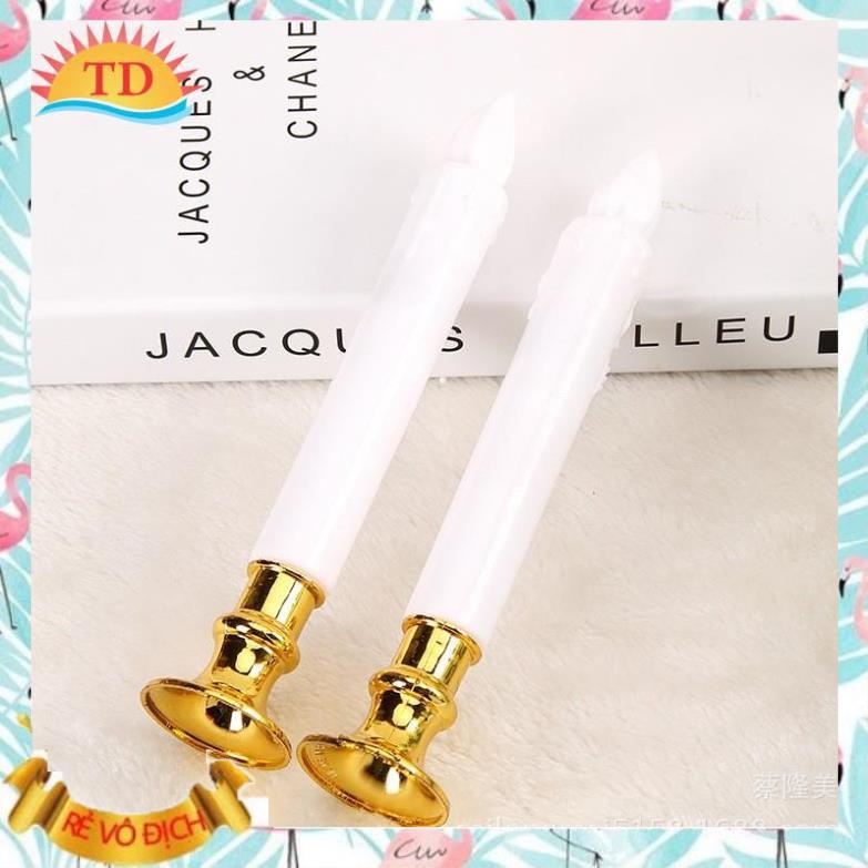 Cặp Nến điện tử để bàn thờ có chân đế loại cao 13cm, loại cao 19cm