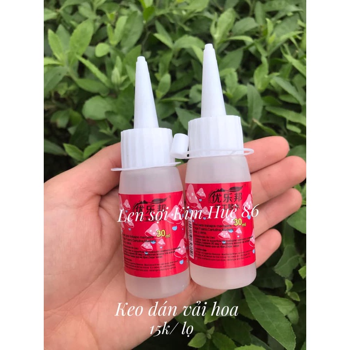 Keo dán vải, hoa ko bị cháy