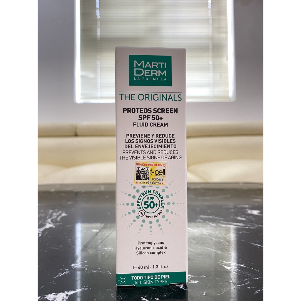 Kem Chống Nắng 40ml Cho Mọi Loại Da, Tăng Sắc Tố MartiDerm Proteos Screen SPF 50+ Fluid Cream- 𝐃𝐫.𝐋𝐲́ 𝐇𝐨𝐚̀𝐧𝐠 | BigBuy360 - bigbuy360.vn