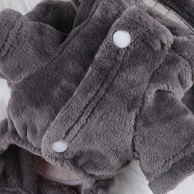 Quần Áo Flannel Bốn Chân Mới Cho Thú Cưng Into Bomei