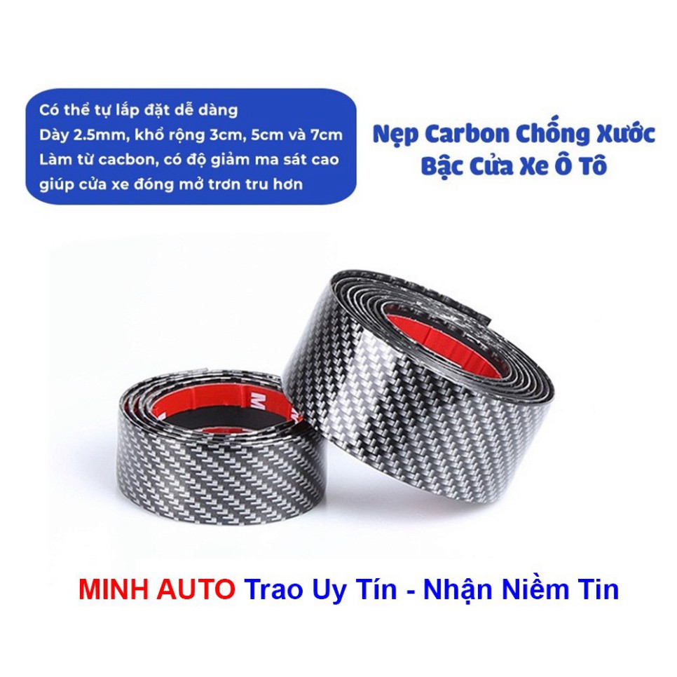 Chống Xước Ô Tô - Nẹp Cacbon Chống Xước Ô Tô - Cao Cấp Bảo Vệ An Toàn Xế Yêu