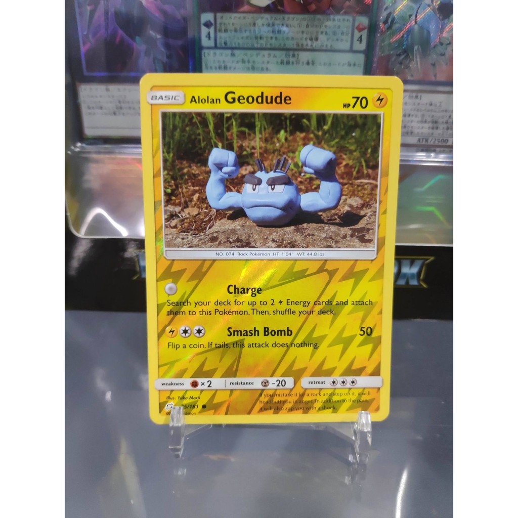 [ Dưa Hấu Yugioh ] Lá bài thẻ bài Pokemon Geodude