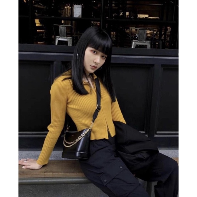 Túi prro dáng hobo kèm ví nhỏ da trơn