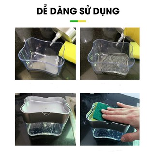 Bộ Rửa Bát Chén SUPER CLEAN 3 Trong 1