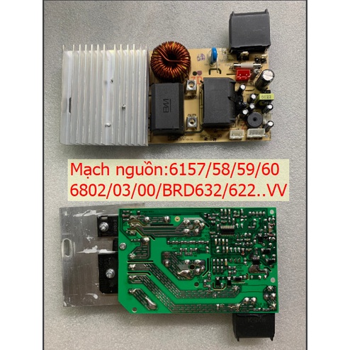 Mạch nguồn bếp từ sunhouse  6157-58-59-60-65-BRD622
