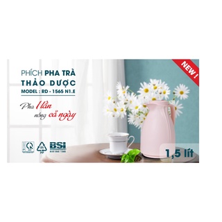 Phích pha trà thảo dược 1.5 lít rạng đông _ model: rd 1565 n1.e