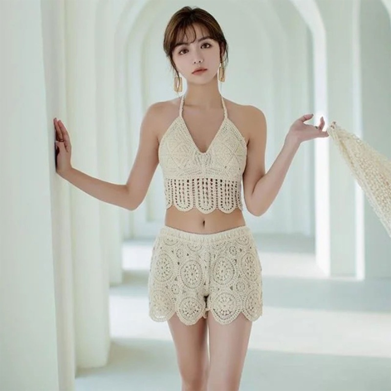 Youyo Áo Lót Cổ Chữ V Gợi Cảm Đi Biển Cho Nữ