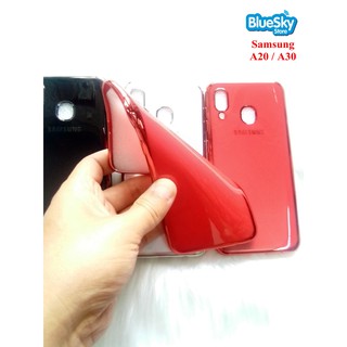 Ốp lưng Samsung A20 / A30 dẻo màu bóng