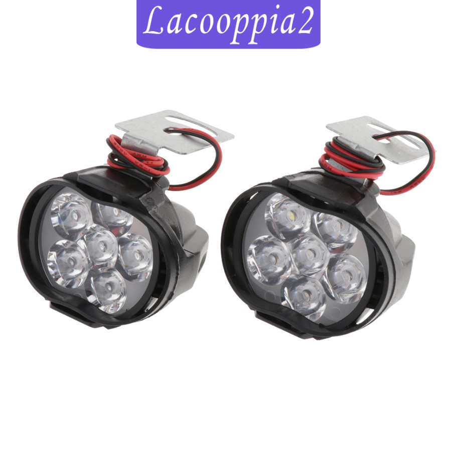 2 Đèn Pha Led Lapoppia2 1000lm 10w Cho Xe Máy