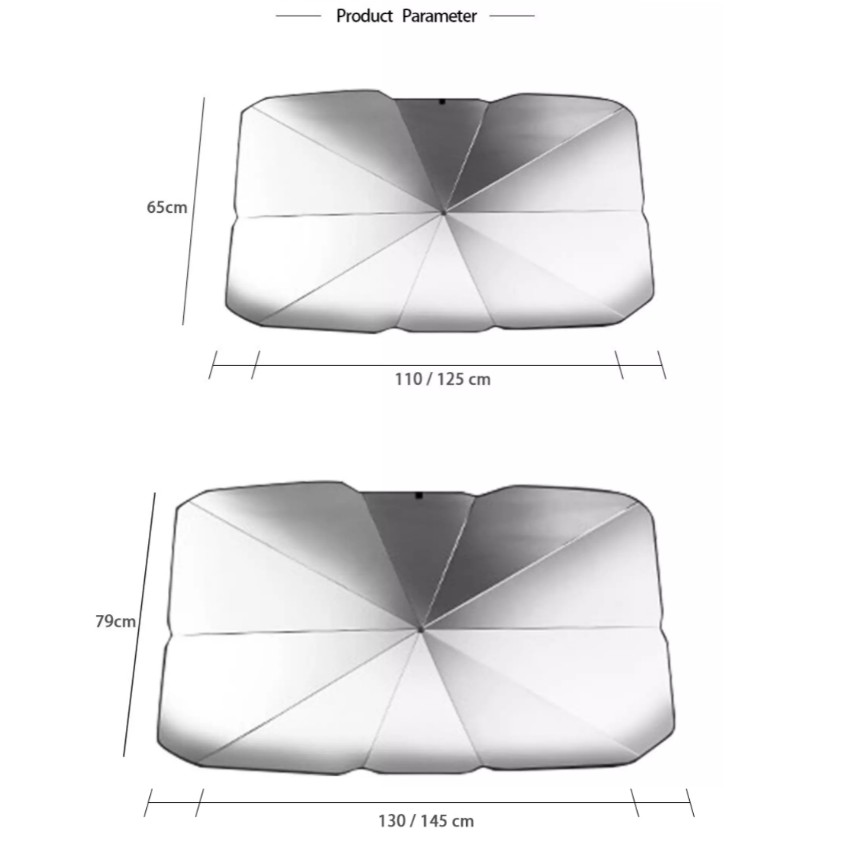 Dù che nắng ÔTô chống tia UV cho kính chắn gió xe hơi.Tấm che nắng bảo vệ xe.
