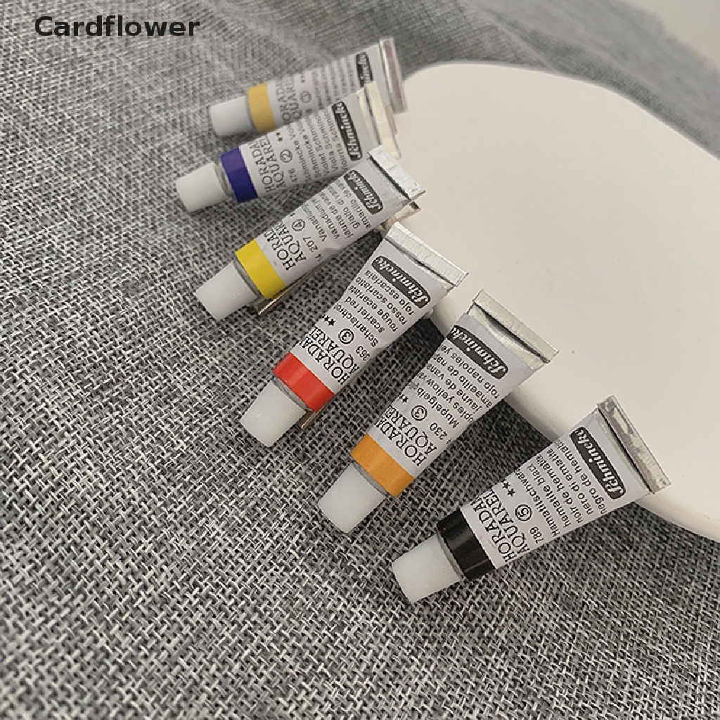 &lt; Cardflower &gt; Kẹp Tóc Mỏ Vịt Màu Nước Sơn Thủ Công Sáng Tạo Vui Nhộn Cho Nữ Đang Giảm Giá