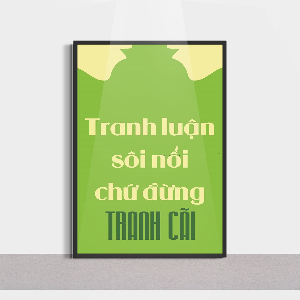 🔥Hot Deal🔥  15 Tranh Động Lực - Tranh Slogan Trang Trí Văn Phòng - Nhận Thiết Kế Tranh Canvas Theo Yêu Cầu CV-090