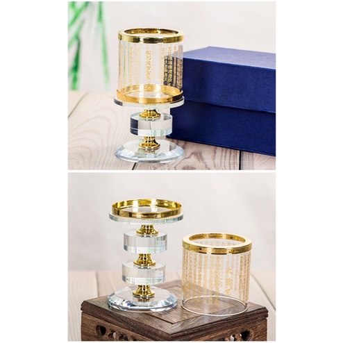 Chân Đèn Đốt Nến Khắc Chú Đại Bi Nhìu Kích Cỡ