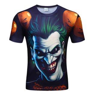 Áo phông nam 3d in hình joker 2018