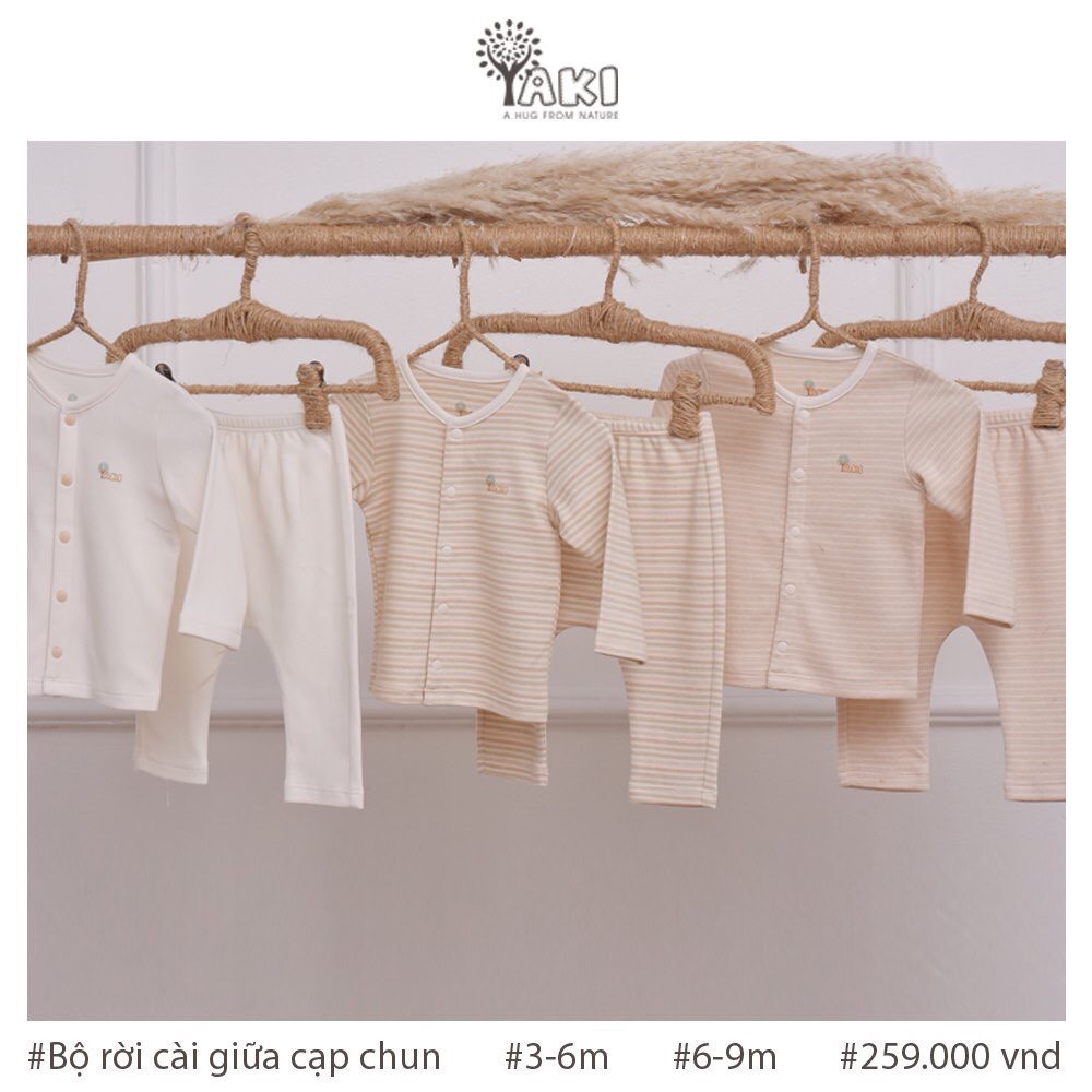 [SALE 139K] Bộ Dài Thu Đông Hãng YAKI SALE 50% Cho Bé Sơ Sinh Đến 6-9m - Shop NGA STONE