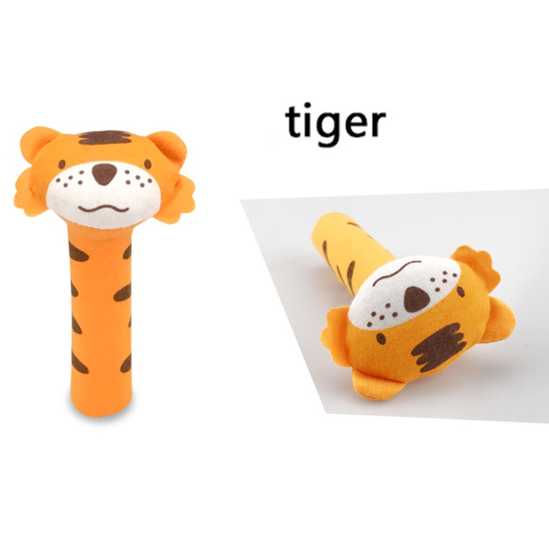 Đồ chơi lục lạc nhồi bông cầm tay bằng vải cotton mềm phát ra tiếng chuông vui nhộn cho bé sơ sinh