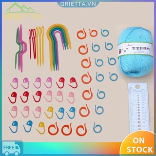 Bộ dụng cụ đan len bằng nhựa cao cấp tiện lợi