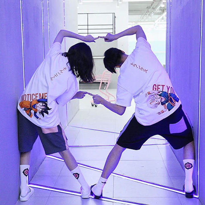 ÁO THUN GOTEN TRUNKS FUSION TAY LỠ NAM NỮ