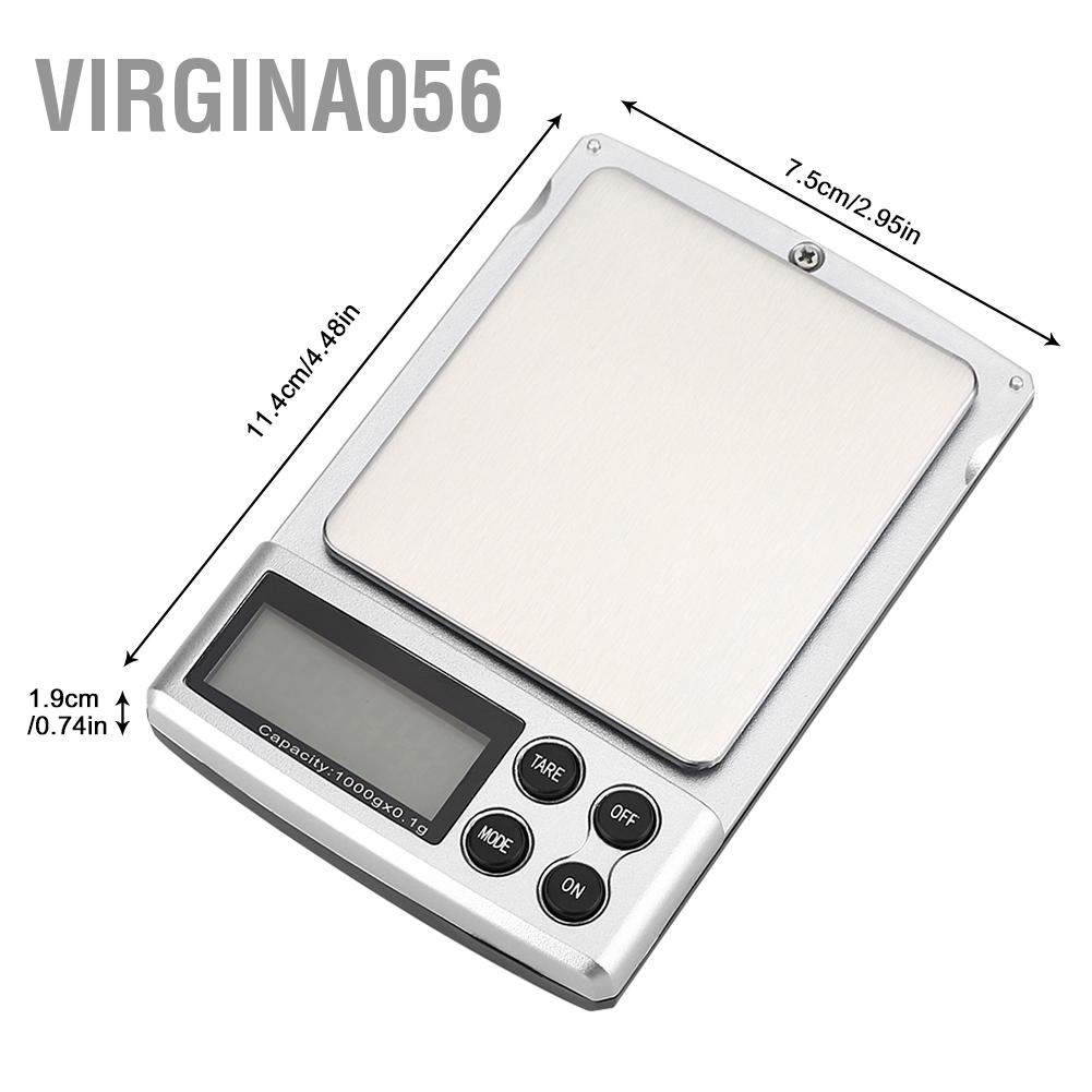 Cân Điện Tử Màn Hình LCD 1kg/0.1g MớiSpot ExpressVirgina056