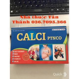 Canxi bà bầu PTNCO bổ sung calci, vitamin d3 cho mẹ và bé