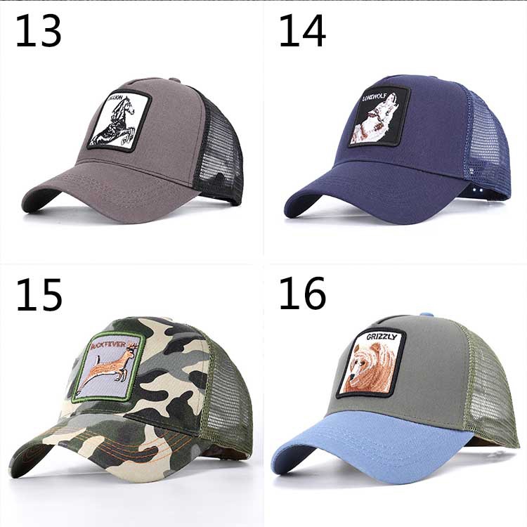 Mũ lưỡi trai họa tiết thú mới 2019