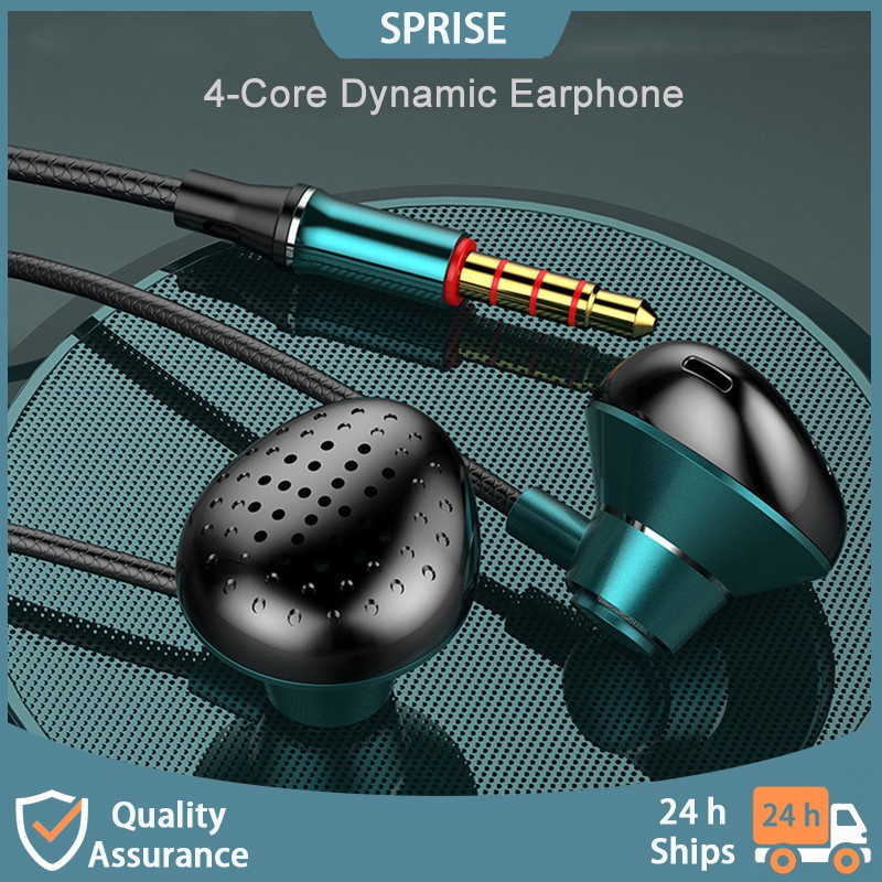 Tai nghe nhét tai SPRISE T3 có dây 6d Jack 3.5mm âm thanh sống động cao cấp