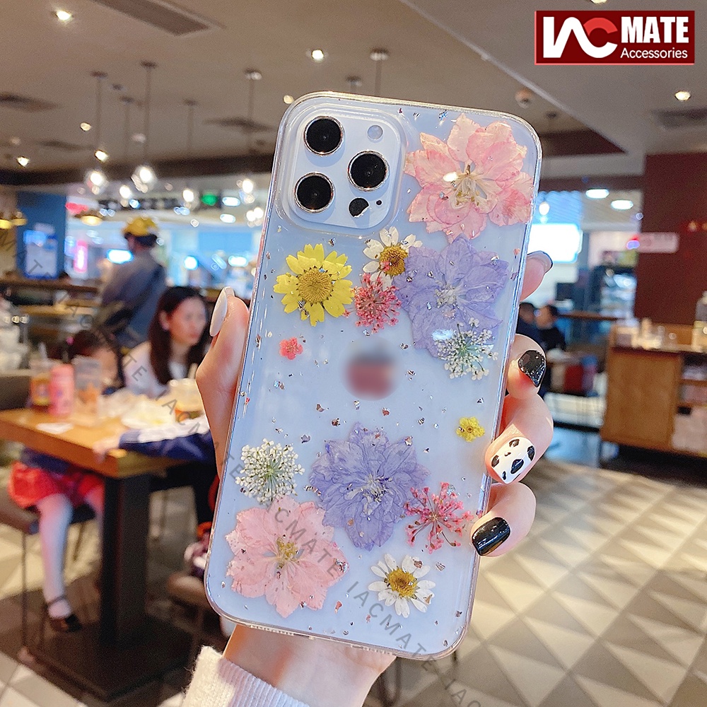 Ốp Điện Thoại Mềm Họa Tiết Hoa Lấp Lánh Sang Trọng Cho iphone 15pro max 14 promax 14 plus 12 13 pro max 11 xr x max