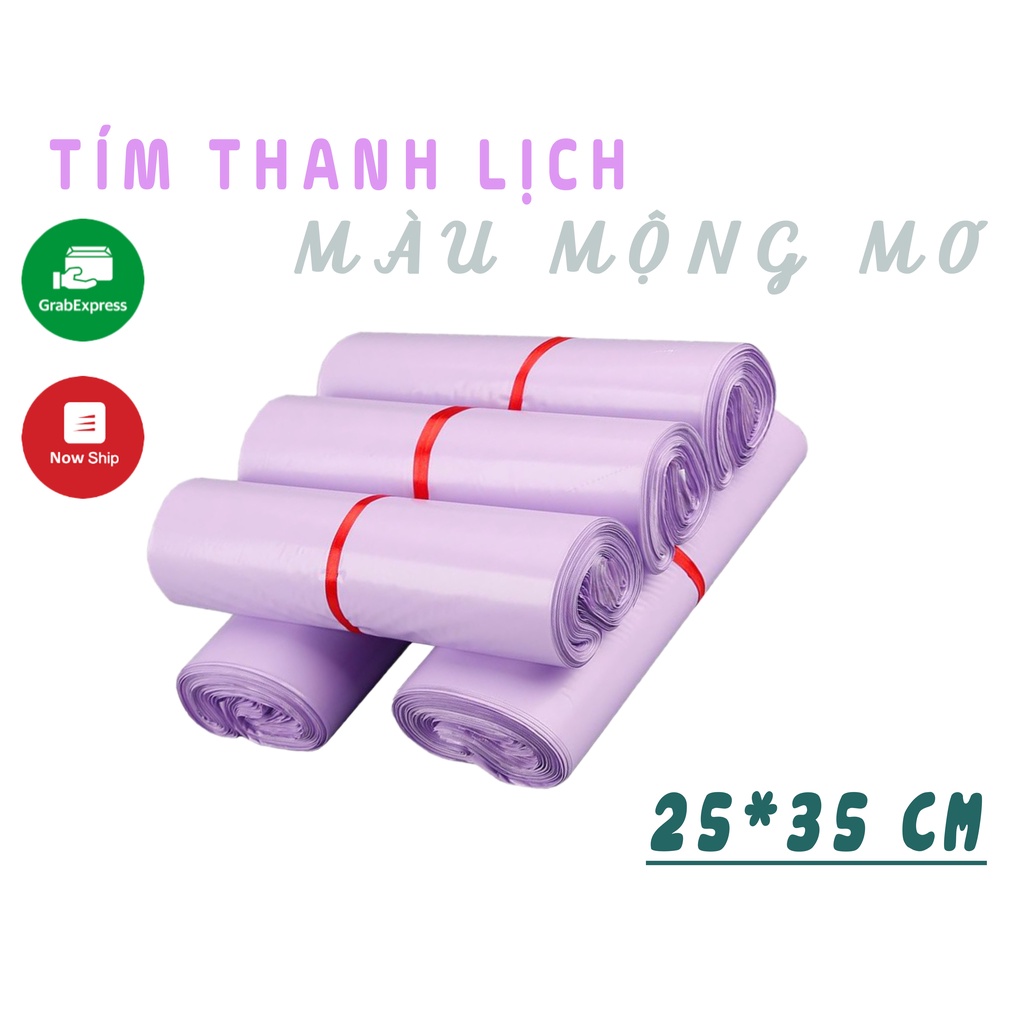 Tím Mộng Mơ - Size 32-45 CM (RẺ NHẤT SHOPEE) ,Túi Gói Hàng Túi Niêm Phong xưởng Sản xuất  &lt;Giá Xưởng&gt; - Loại 1