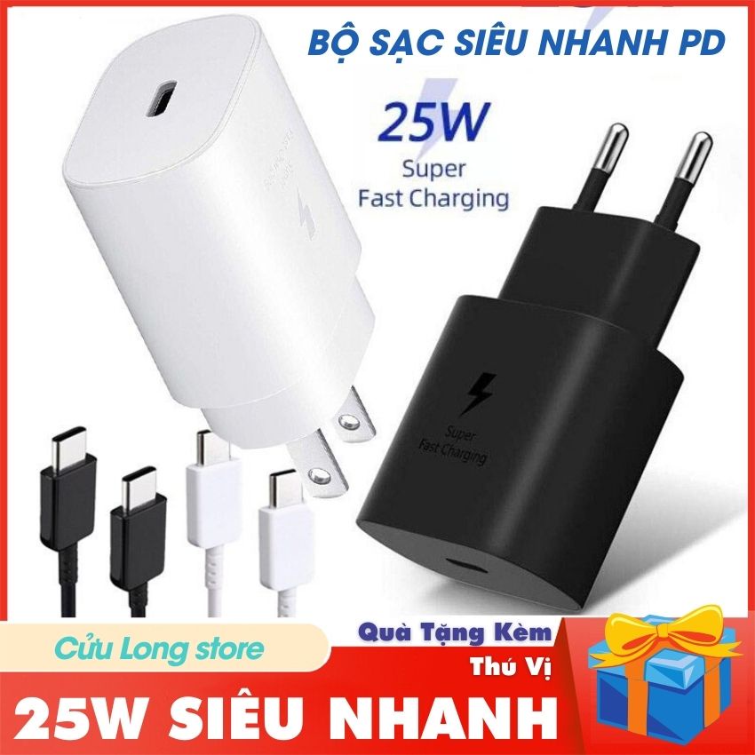 Bộ sạc siêu nhanh PD 25W cho điện thoại