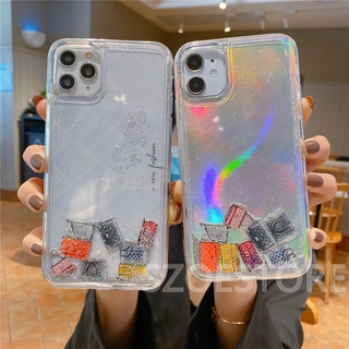 Ốp điện thoại mềm kiểu kim tuyến nước cho iPhone 12 Mini 12 Pro Max 11 Pro Max X XS XR XSMax 8 7 6 6s Plus SE 2020

