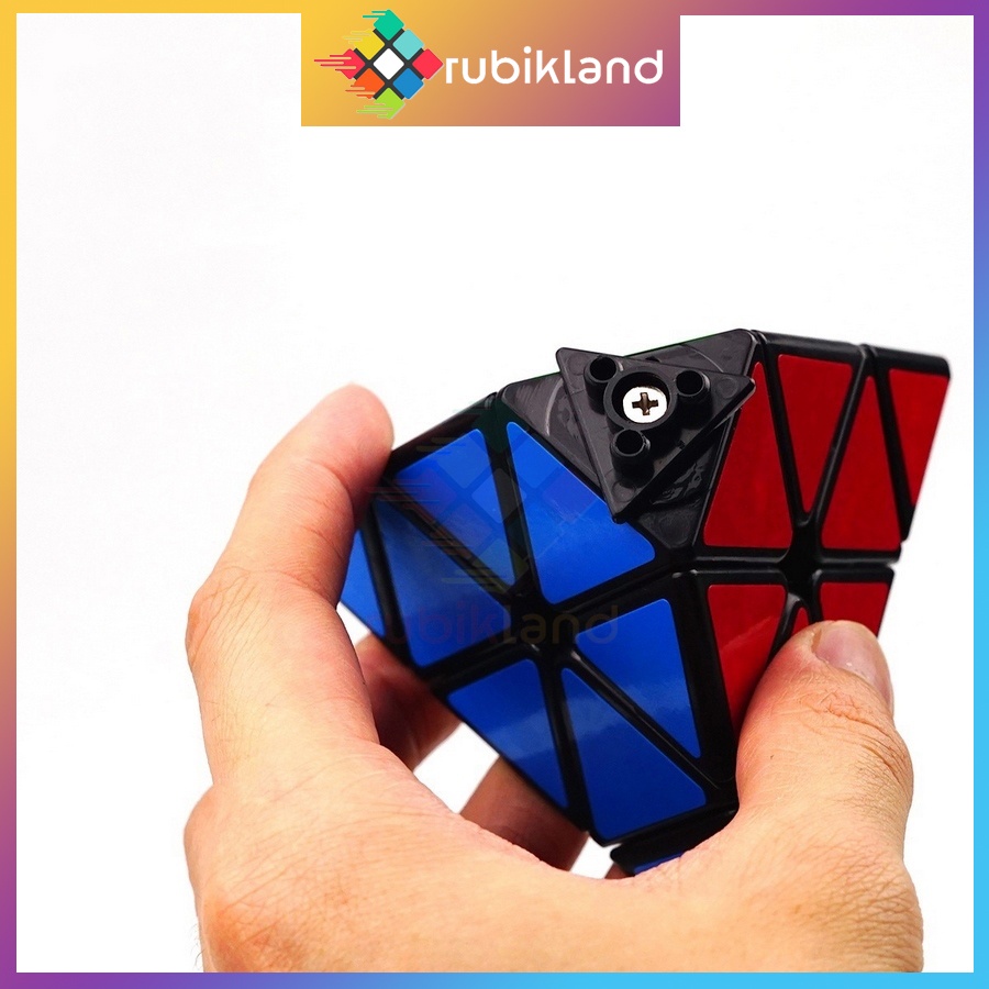 Rubik Pyraminx Viền Đen QiYi QiMing Rubic Tam Giác Biến Thể Kim Tự Tháp Đồ Chơi Trí Tuệ