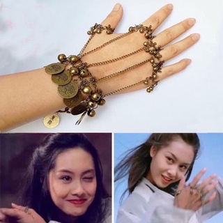 Vòng tay liền nhẫn vòng tay thanh khâu Bích Dao độc đáo