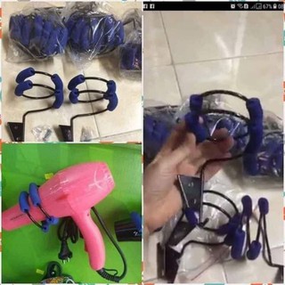 Com bo 2 giá treo máy sấy sử dụng cho salon tóc