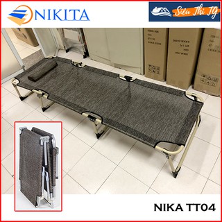 [XẢ KHO 3 NGÀY] Giường xếp văn phòng Nikita NIKA TT04 kích thước 193x63cm, giường gấp chung cư, giường ngủ trưa