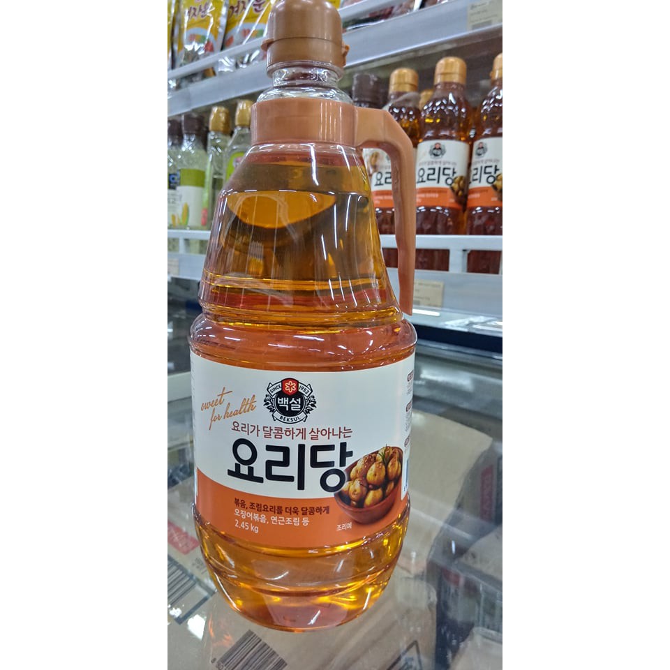 Nước đường vàng (nước đường nâu) Hàn Quốc 2.45kg - 요리당 2.45kg
