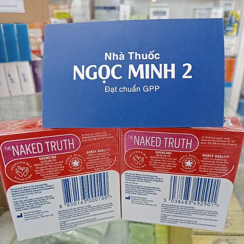 ✅ [Chính Hãng] Bao Cao Su Durex Fetherlite Fetherlite Ultimate (Hộp nhỏ 3 cái)