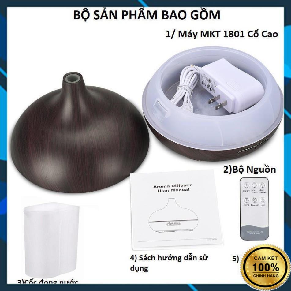 Máy Xông Tinh Dầu Phòng Ngủ 550ml - Tặng Kèm Tinh Dầu, Máy Khuếch Tán Tinh Dầu Tạo Ẩm Thơm Phòng, Đèn Xông Tinh Dầu